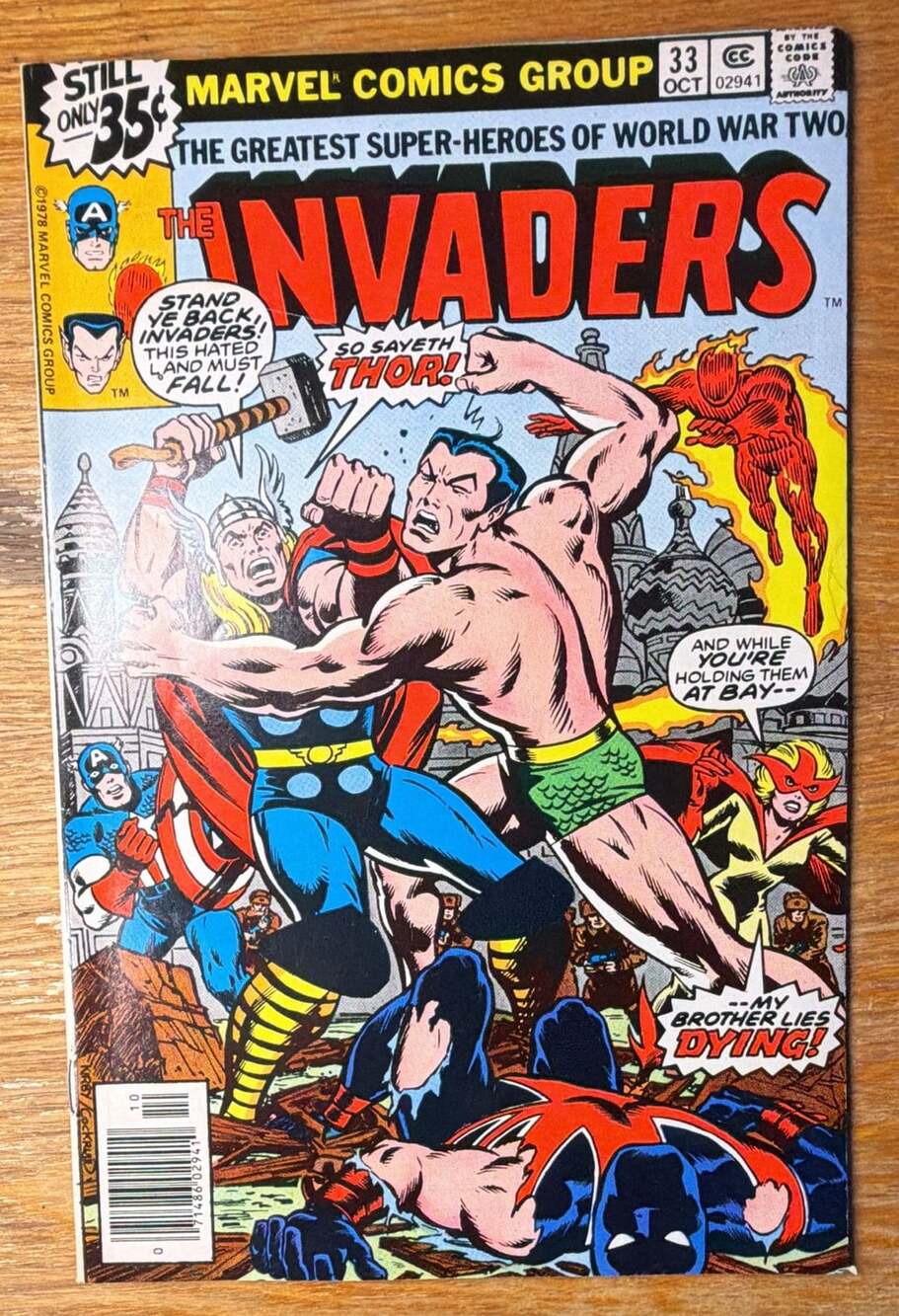 The Invaders #33 Marvel Comics 1978